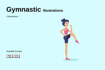 Gymnastic Illustration Pack