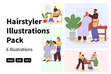 Hairstyler Illustration Pack