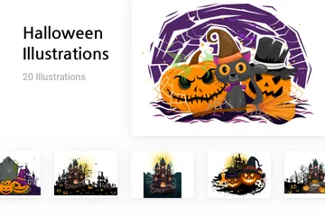 Halloween Pack d'Illustrations