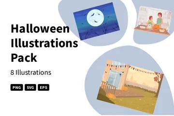 Halloween Pack d'Illustrations