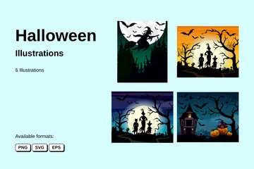 Halloween Illustration Pack