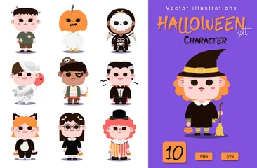 Halloween Pack d'Illustrations