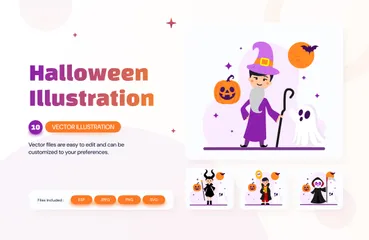 Halloween Illustration Pack