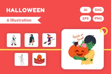 Halloween Illustration Pack