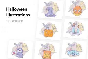 Halloween Illustration Pack