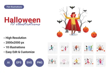 Halloween Illustration Pack