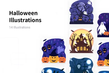 Halloween Illustration Pack