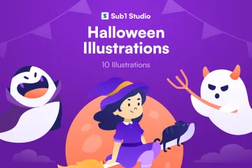 Halloween Illustration Pack