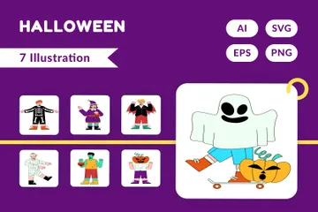 Halloween Illustration Pack