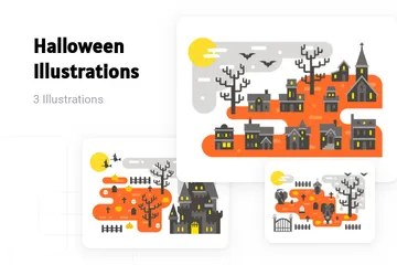 Halloween Illustration Pack