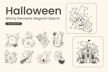 Halloween Illustration Pack