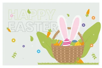 Happy Easter Illustration Pack