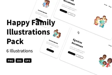 Happy Family Illustration Pack