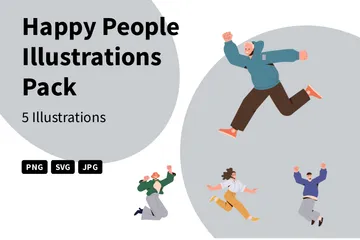 Happy People Illustration Pack