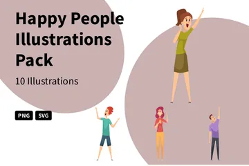 Happy People Illustration Pack