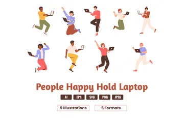 Happy People Illustration Pack