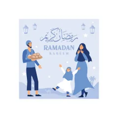 Happy Ramadan Mubarak Illustration Pack