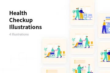 Health Checkup Illustration Pack