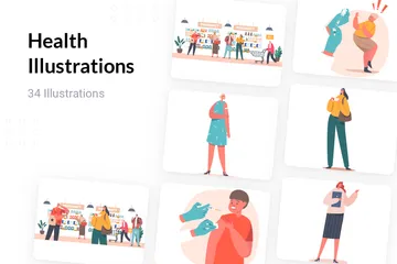 Health Illustration Pack