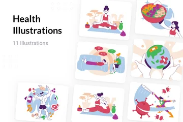 Health Illustration Pack