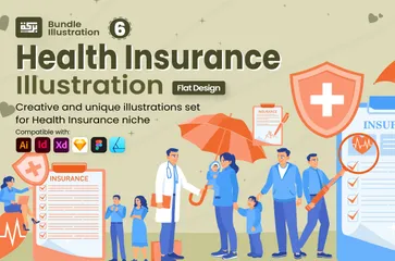 Health Insurance 1 Illustration Pack