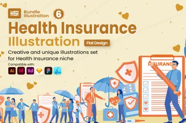 Health Insurance Illustration Pack