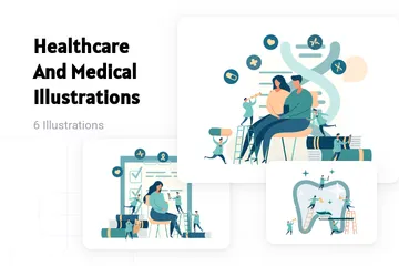 Healthcare And Medical Illustration Pack