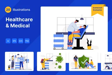 Healthcare And Medical Illustration Pack