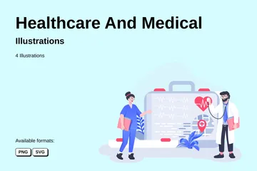 Healthcare And Medical Illustration Pack