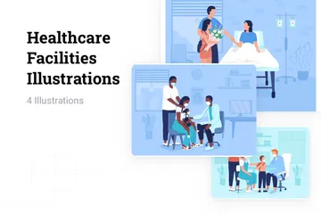 Healthcare Facilities Illustration Pack