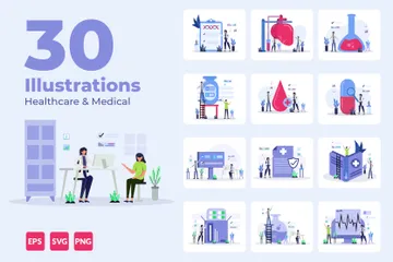 Healthcare Illustration Pack