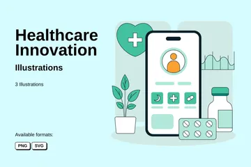 Healthcare Innovation Illustration Pack