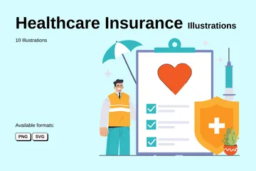 Healthcare Insurance Illustration Pack