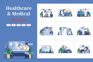 Healthcare & Medical Illustration Pack
