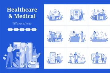 Healthcare & Medical Illustration Pack