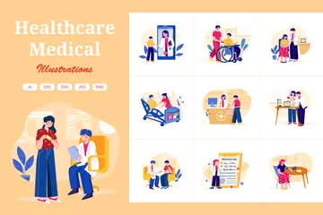 Healthcare & Medical Illustration Pack