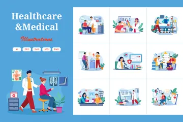 Healthcare & Medical Illustration Pack