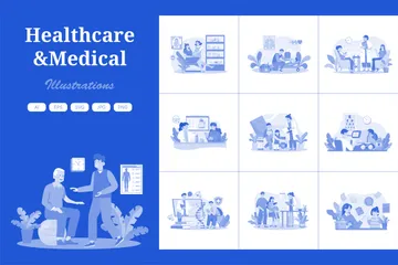 Healthcare & Medical Illustration Pack