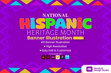 Hispanic Heritage Month 1 Illustration Pack