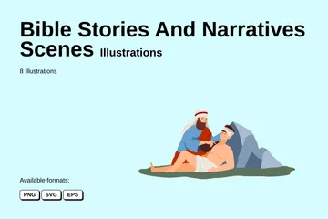 Histoires et scènes narratives de la Bible Pack d'Illustrations