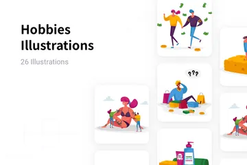 Hobbies Illustration Pack