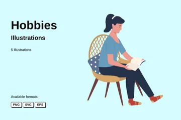 Hobbies Illustration Pack