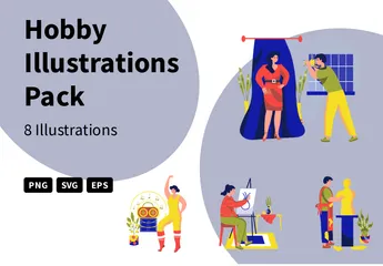 Hobby Illustrationspack