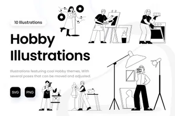 Hobby Illustration Pack