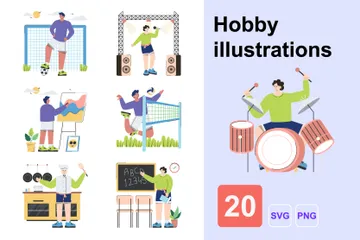 Hobby Illustration Pack