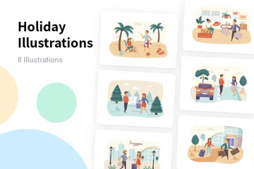 Holiday Illustration Pack