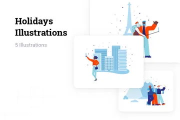 Holidays Illustration Pack