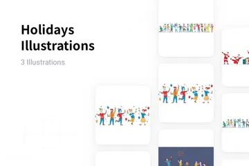 Holidays Illustration Pack