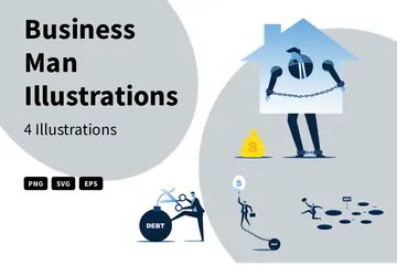 Empresario Paquete de Ilustraciones