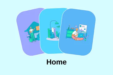 Home Illustration Pack